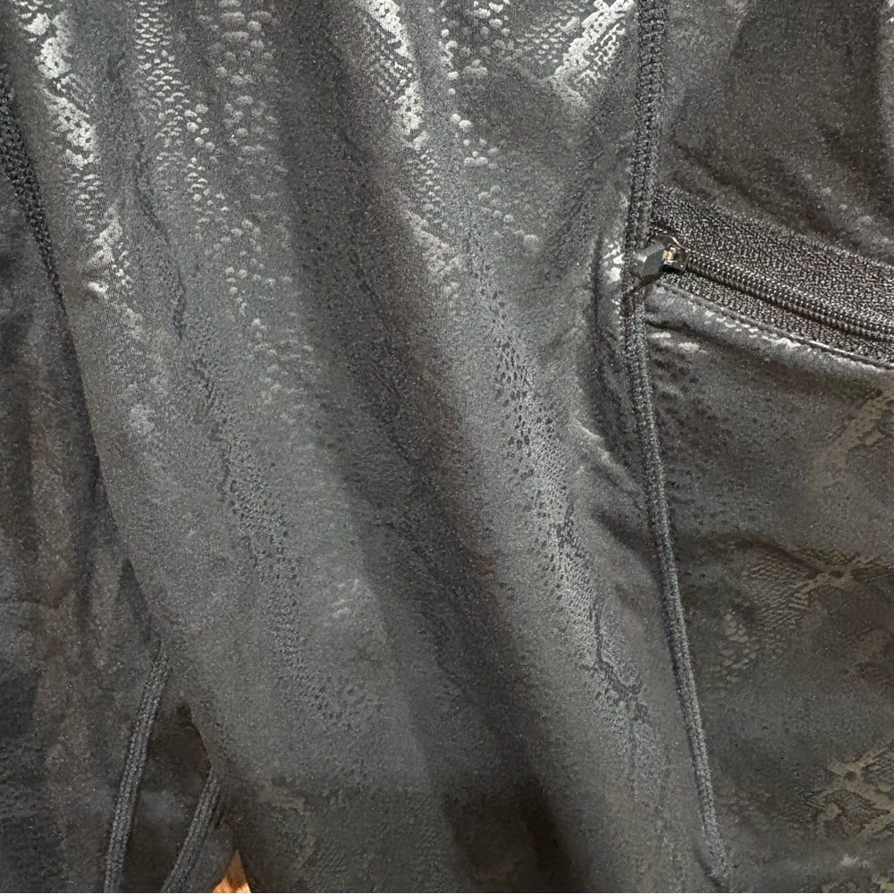 Actively Black 3x Python Snake Print Premium Acti… - image 8